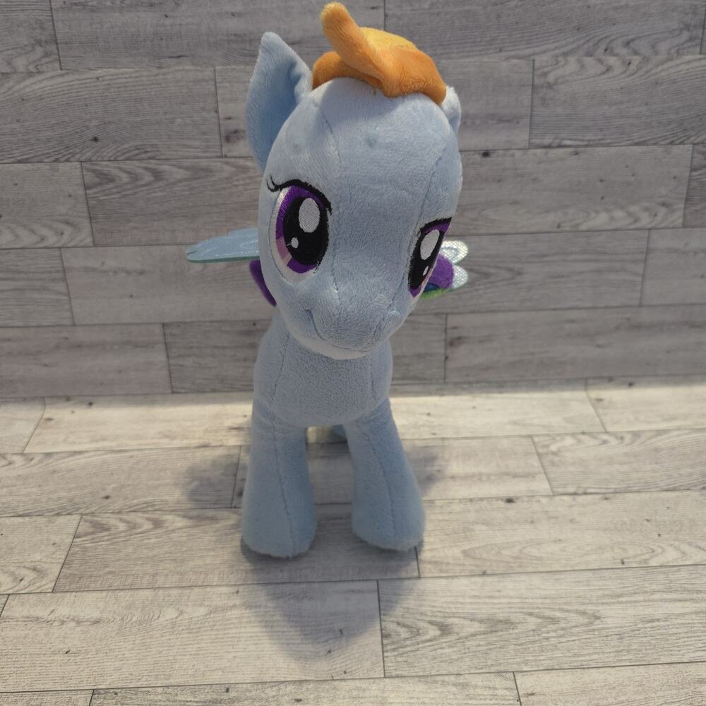 2014 Aurora My Little Pony 6" Plush‎ Figure Rainbow Dash Mylar Hair Discontinued